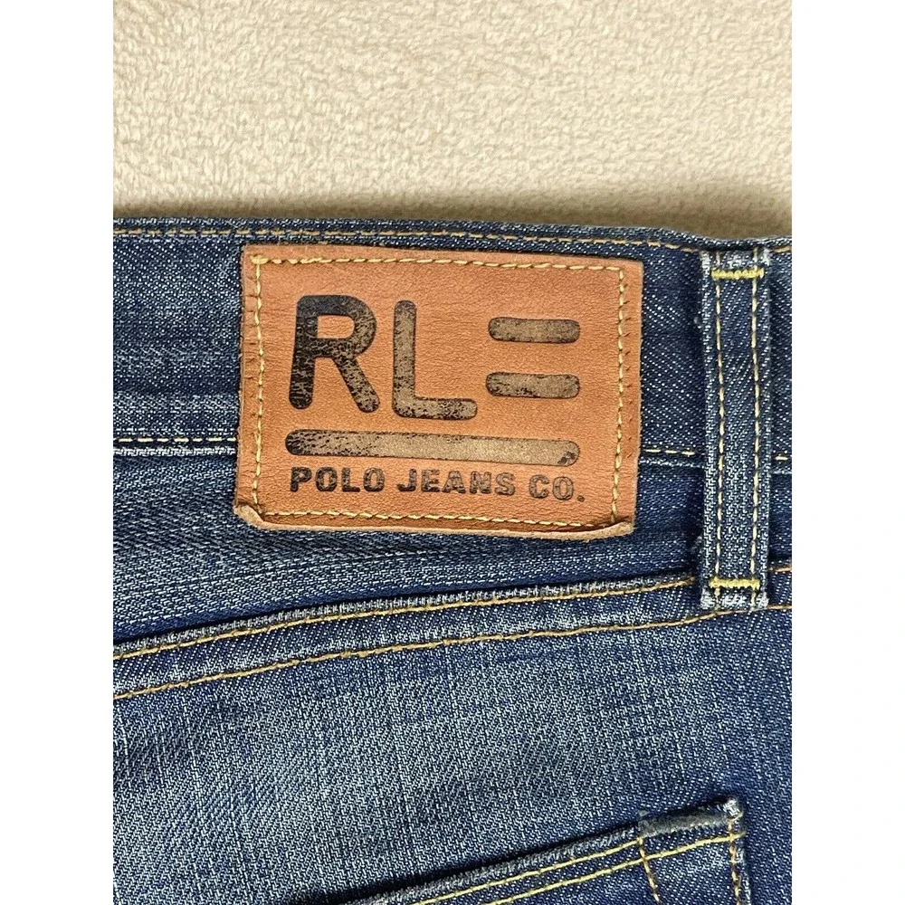 Polo Jeans Ralph Lauren Mens‎ 38 Townshend Jeans Low Rise Slim Fit Button Fly